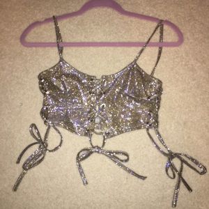 Sparkle crop top